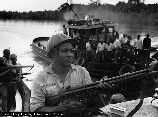 Biafran soldier