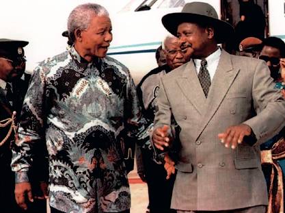 Mandela and Museveni