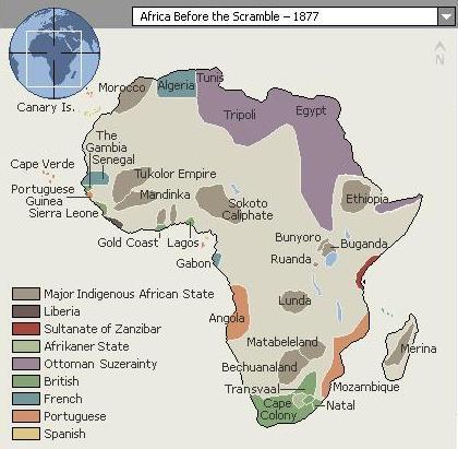 Africa in 1877