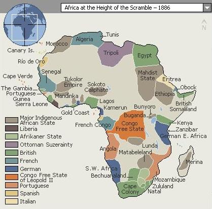 Africa in 1886