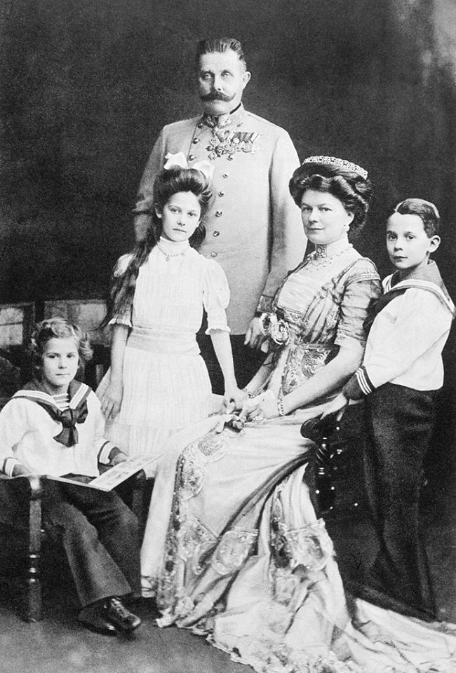 The Archduke and his family.