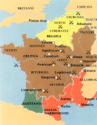 Gaul Map 