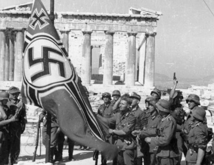 Nazis on the Acropolis.