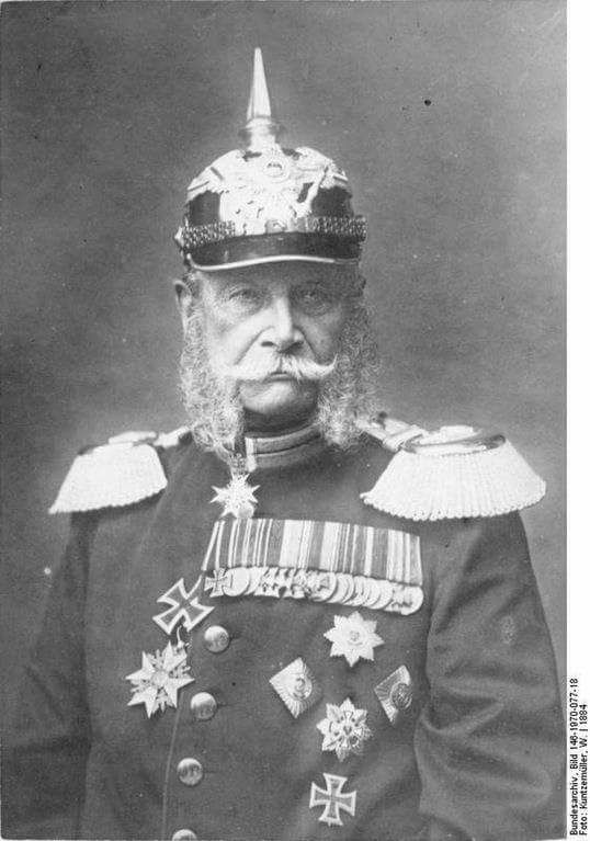 The first kaiser, Wilhelm I.