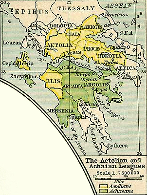 The Aetolian and Achaean Leagues.