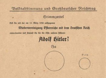 Anschluss ballot.