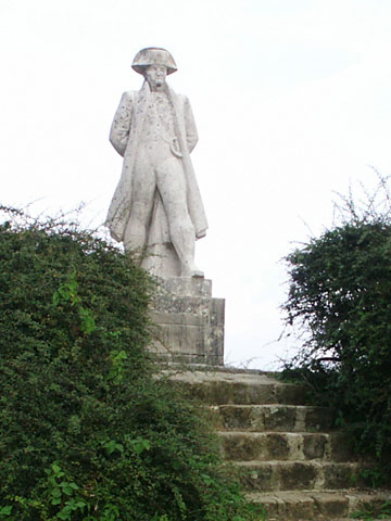 Napoleon statue.