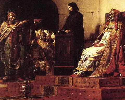 Stephen VI and the corpse of Formosus.