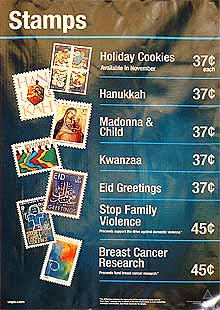 holiday edition stamps