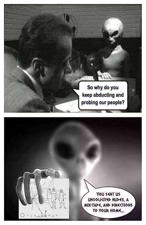 Asking an alien.