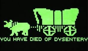 Oregon Trail dysentery screen.