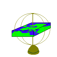 flat earth globe