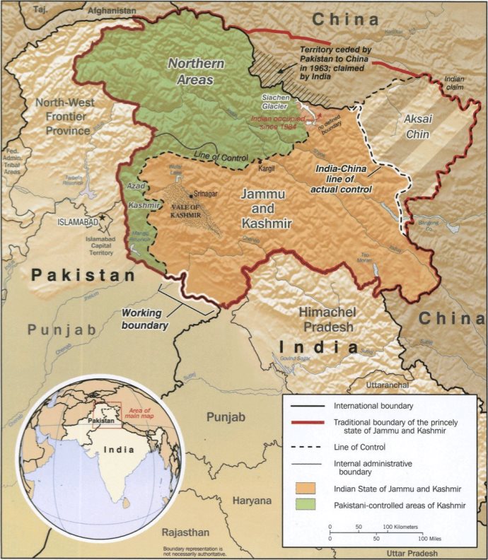 Map of Kashmir, thumbnail