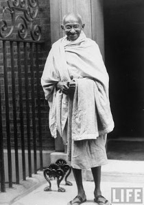 Mahatma Gandhi in 1930.