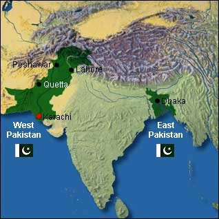 Pre-1971 Pakistan.