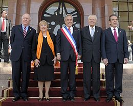 5 Chilean presidents.