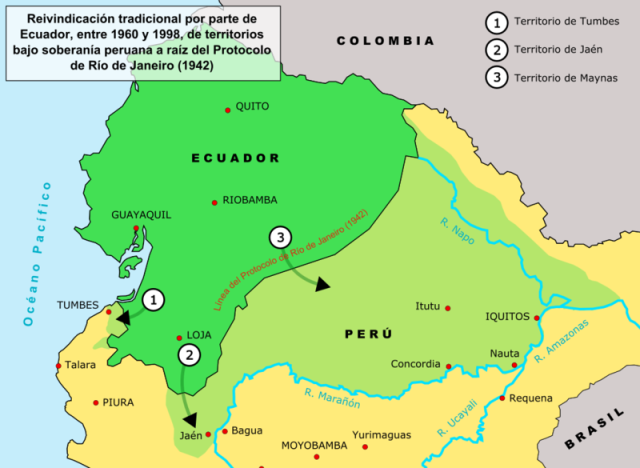 Ecuador-Peru dispute.