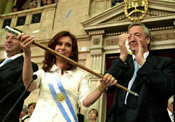 Argentina's presidential marriage.