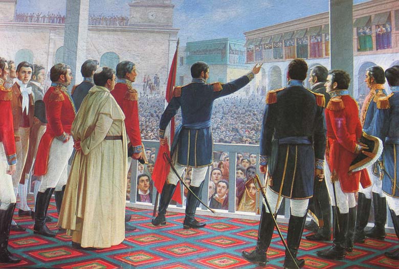 The Independence of Perú.