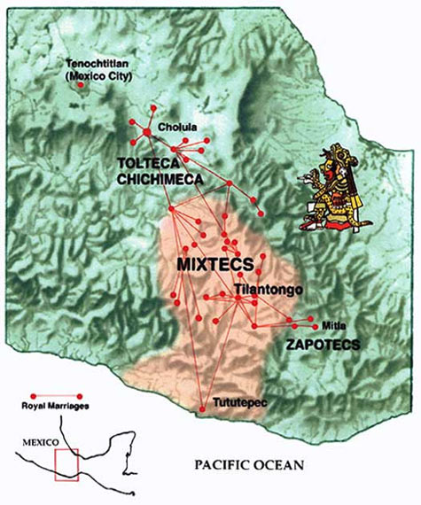 Mixtec map.