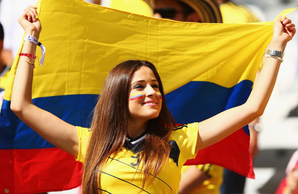 Colombian soccer fan.