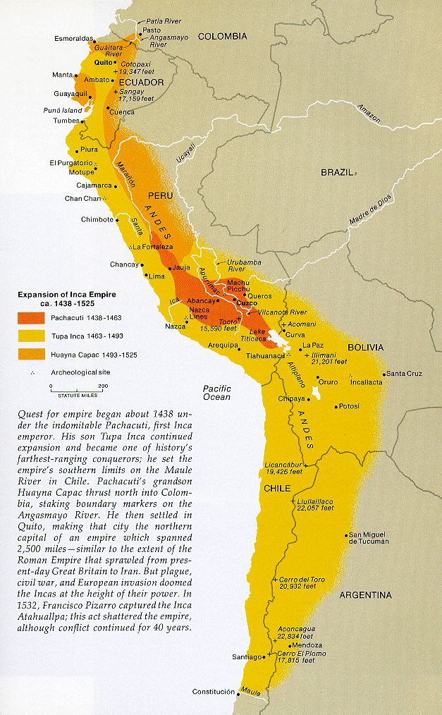 The Inca Empire.