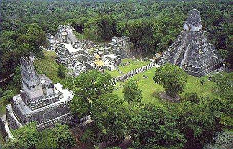 The ruins of Tikal.