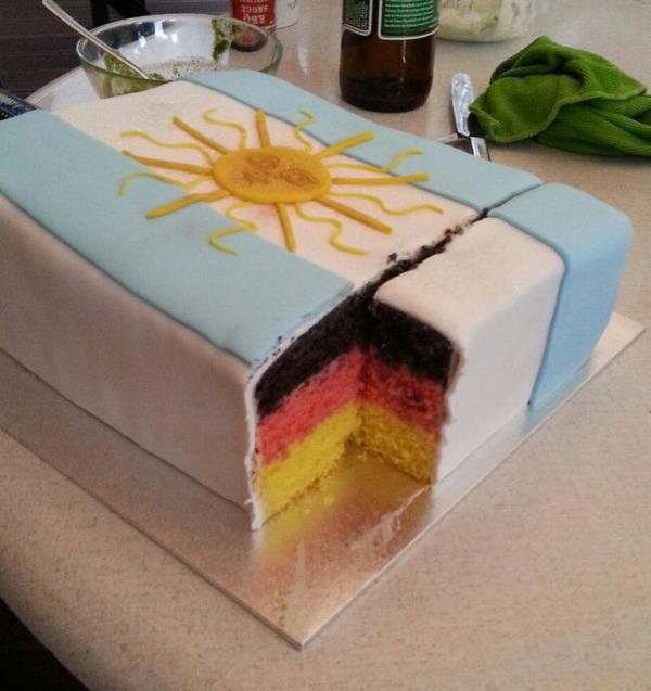 World Cup cake.