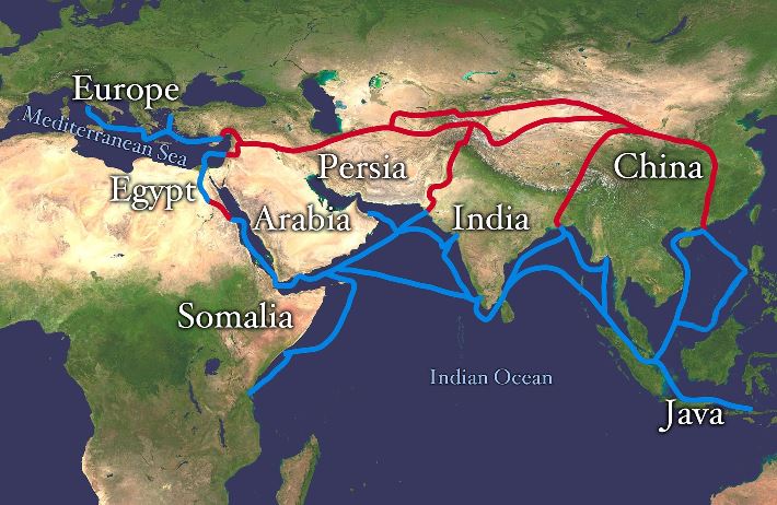 Classical trade routes.