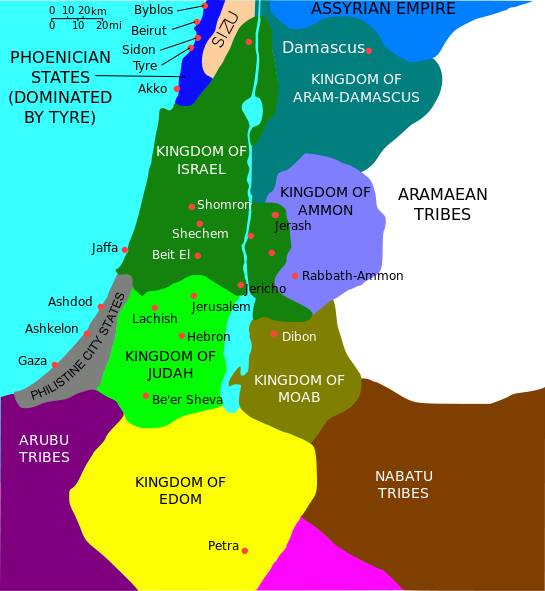 Israel & Judah in the 840s.