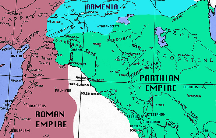 Roman-Parthian-Armenian frontier