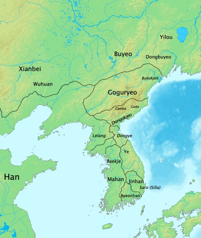 Korea & Manchuria, 1 A.D.
