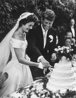 John & Jackie Kennedy's wedding.