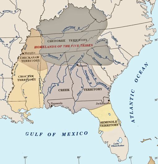 Land of the Five Civilized Tribes.