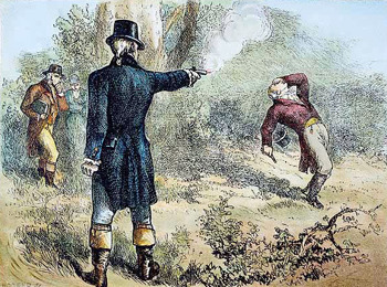 The Burr-Hamilton duel.