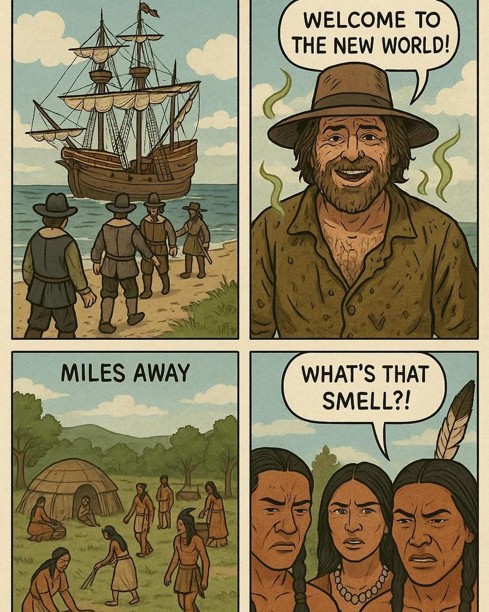 Europe's first impression on America.