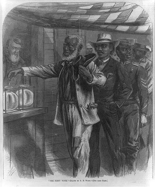 Freedmen voting