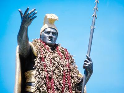 Statue of Kamehameha I.