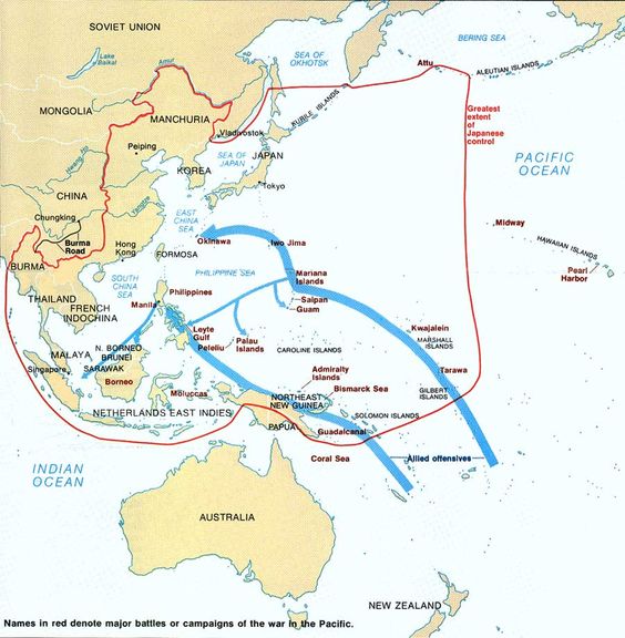 Allied strategy for the Pacific.