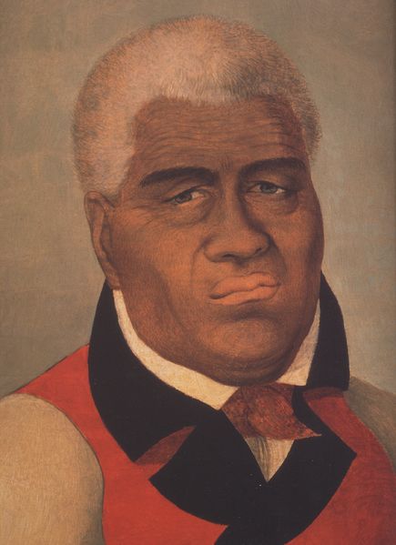 Portrait of Kamehameha I.