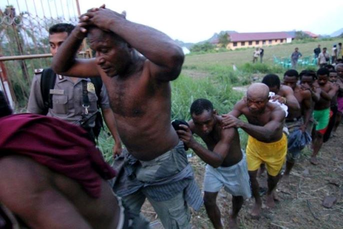 Arrests at Jayapura, 2011.