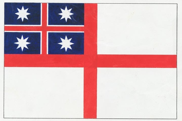 New Zealand's first flag.