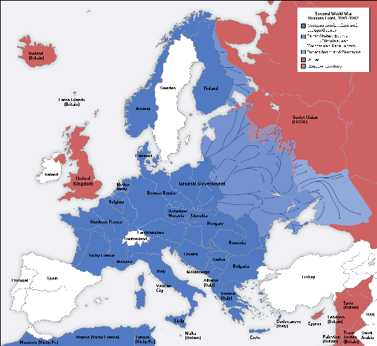 WW2 map, 1941-42