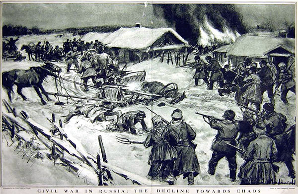 A typical Russian Civil War scene.