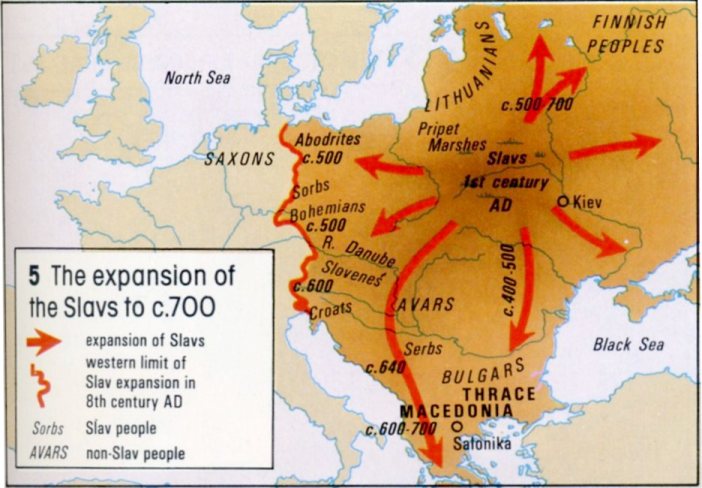 The Slavs in 700.
