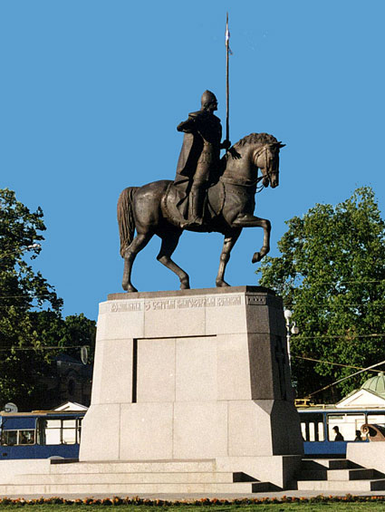 Alexander Nevsky monument.