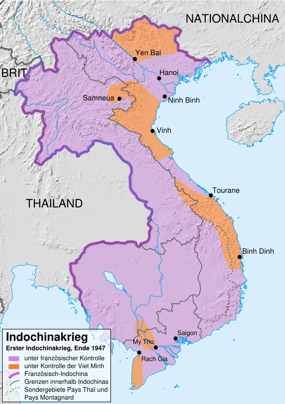 Indochina in 1947.