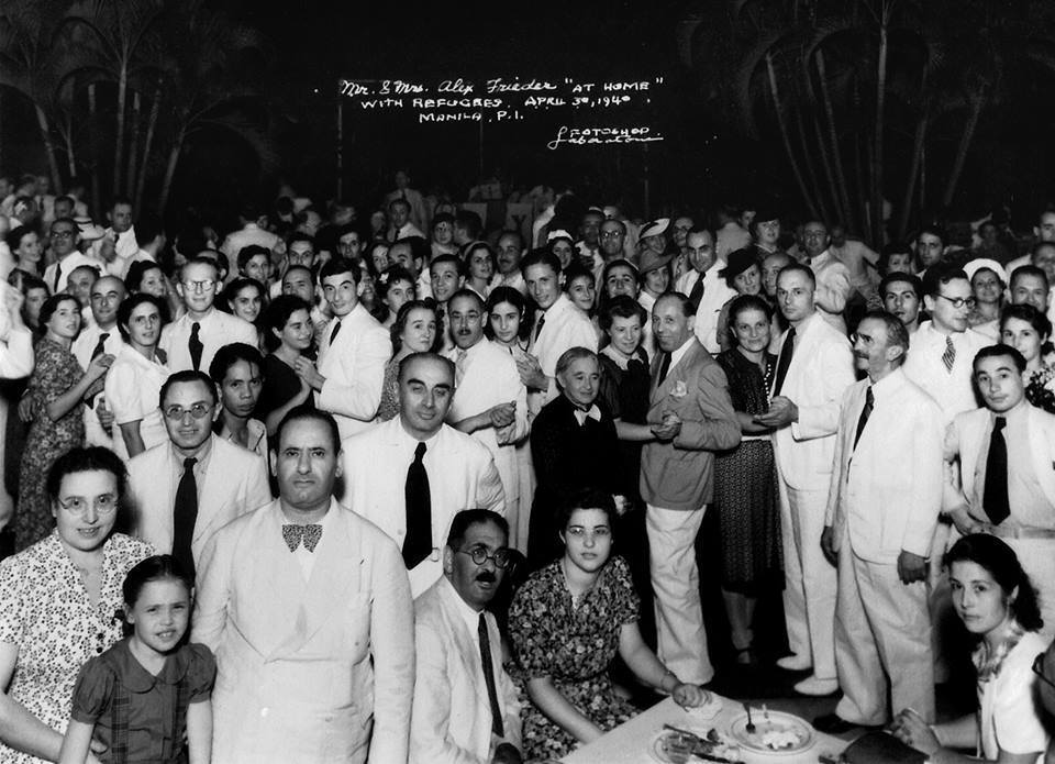 Jewish refugees in Manila, 1940.
