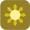 The Philippine sunburst icon