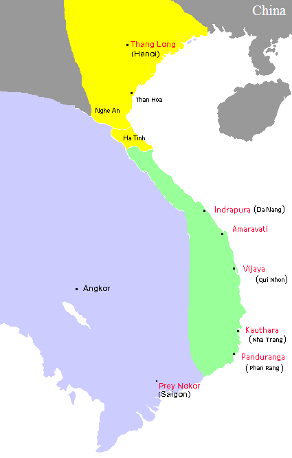 Dai Viet, Champa, and Cambodia.